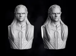 Legolas Fan Art Bust