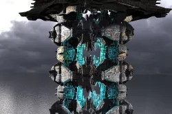 Loki Tower cube Sci-Fi kit bash Kit bash 2