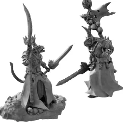 Lord Of Rats - Rat Swarms Leader (Multiple poses, weapons and optional pet rat)
