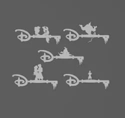 Lot - Key Aladin Jasmine - Key Aladin Jasmine - Disney