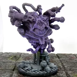 Mad alchemy beholder miniature by Mystic Pigeon Gaming
