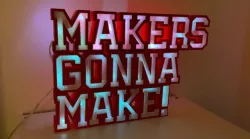 Makers gonna make led lamp