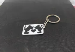 Mickey Mouse and Minnie keychain
