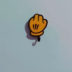 middle finger key ring