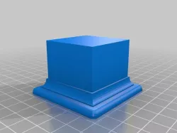 Mini display square plinth