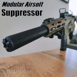 Modular Airsoft Suppressor