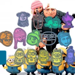 MY FAVORITE VILLAIN MINIONS KIT X14 COOKIE CUTTER