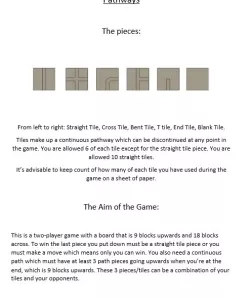Pathways (Board Game)