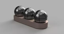 Petanque ball rack