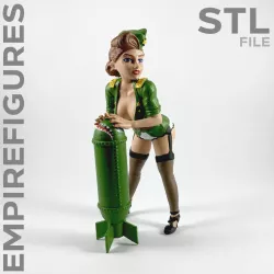 PIN-UP BOMBER GIRL 02