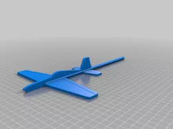 Practice Stick Plane - print in place
