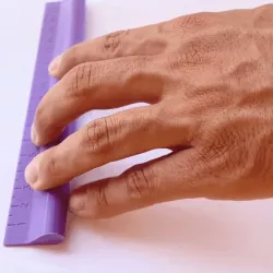 Print-in-place parallel ruler