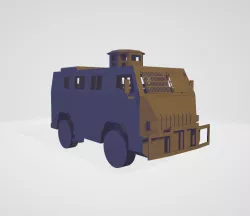 Prisoner transport vehicle car, autozak