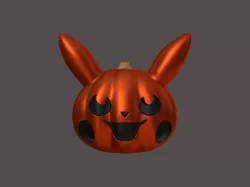 Pumpkin Pikachu Magnet