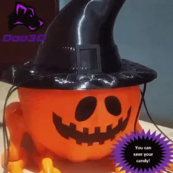 Pumpkin witch candy pumpkin-Pumpkin witch