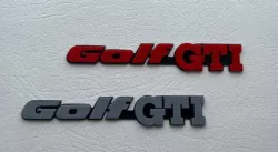 Rear hatchback emblem VW Golf "Gti" MK2 / Rear hatchback emblem VW Golf "Gti" MK2