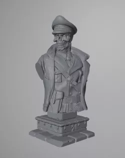 Red Skull Hydra Bust