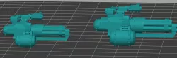 Sanguine Angels Brrt Cannon and Grenade Launcher