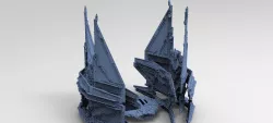 Sci-Fi Ocean Tech ship barrior Shield 3
