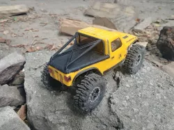 SCX24 Jeep J6 Dovetail + Mag Mount System