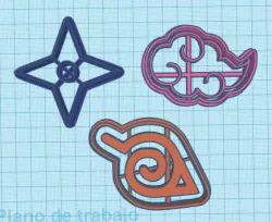 set 3 Naruto cutters