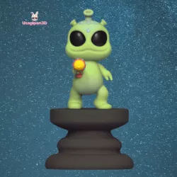 Space Chess - Warrior Alien - Pawn