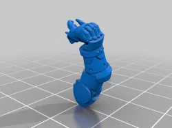 Space Warrior Left Arm Fireball