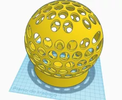 Sphere ceiling lamp holder