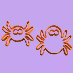spider with eyes halloween cutter cookie cutting x2