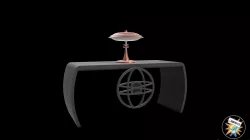 Star Wars Palpatine's Office Table for 3.75" and 6" figures