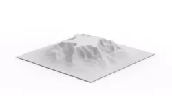 Terrain avec surface plane / Land With Flat Top Surface