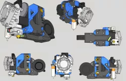 Titan Aero extruder for Prusa Bear i3 full
