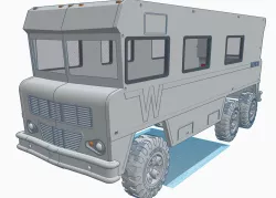 Tonka Winnebago Styled Camper but for TRX6 wheelbase