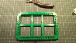 Tool for making ship railings in the scale of 1:200 (ship modeling)