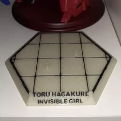 Toru Hagakure Invisible Girl (Stealth Mode) Action Stand
