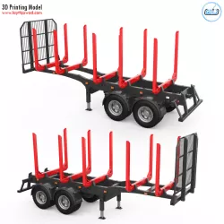 Trailer for Carrying Logs
