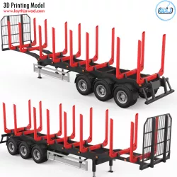 Trailer for Carrying Logs