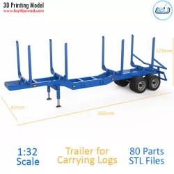 Trailer for Carrying Logs