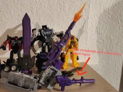 Transformers Legacy Menasor Replacement Gun G1 inspired