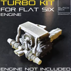 TWIN TURBO KIT COMPATIBLE WITH OUR FLAT SIX ENGINE - 1-24TH