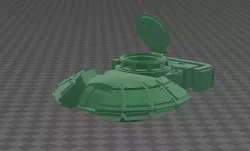 Uparmoured Turret for Carnivore Tank
