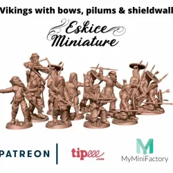 Vikings series 2 - 13 figures - 28mm for wargame