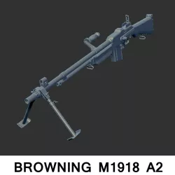 weapon gun browning m1918a2