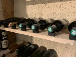 Wine cellar bottle holder