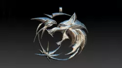 Witcher amulet - WOLF FULL