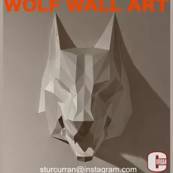 Wolf wall art