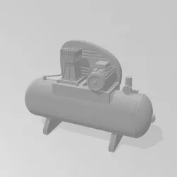 WORKSHOP COMPRESSOR 7MM SCALE 1/43 MODEL RAILWAY BUILDING