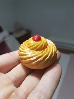 Zeppola (Italian Cake) MULTICOLOR (PRINTABLE WITH NORMAL 3D PRINTERS)