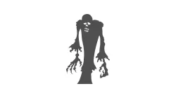 Zombie Window Silhouette Halloween
