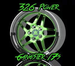1/24 326 POWER GANGSTER 17S w/Tyre